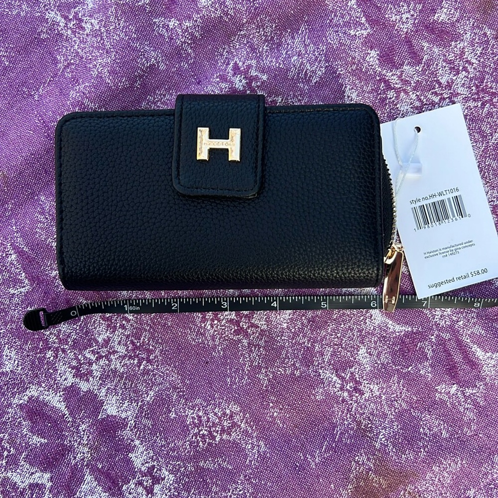 Halston Wallet, Black, NWT